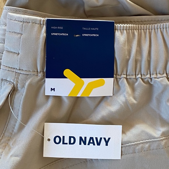 NEW High-Waisted StretchTech Wide-Leg Beige Cargo Pants for Women - Picture 3 of 11